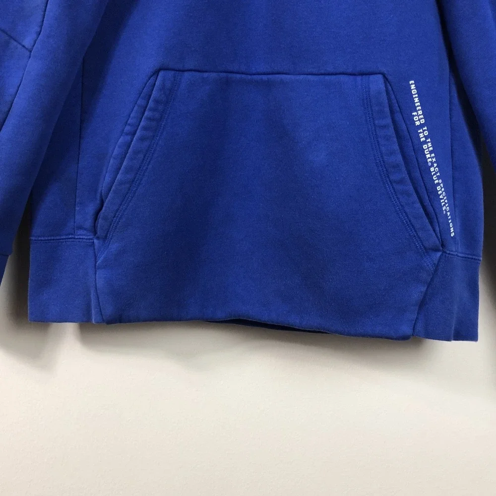 Duke Blue Devils Nike Pullover Hoodie Men's Sz S Blue White NCAA Basketball Rare